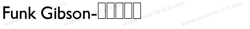 Funk Gibson字体转换